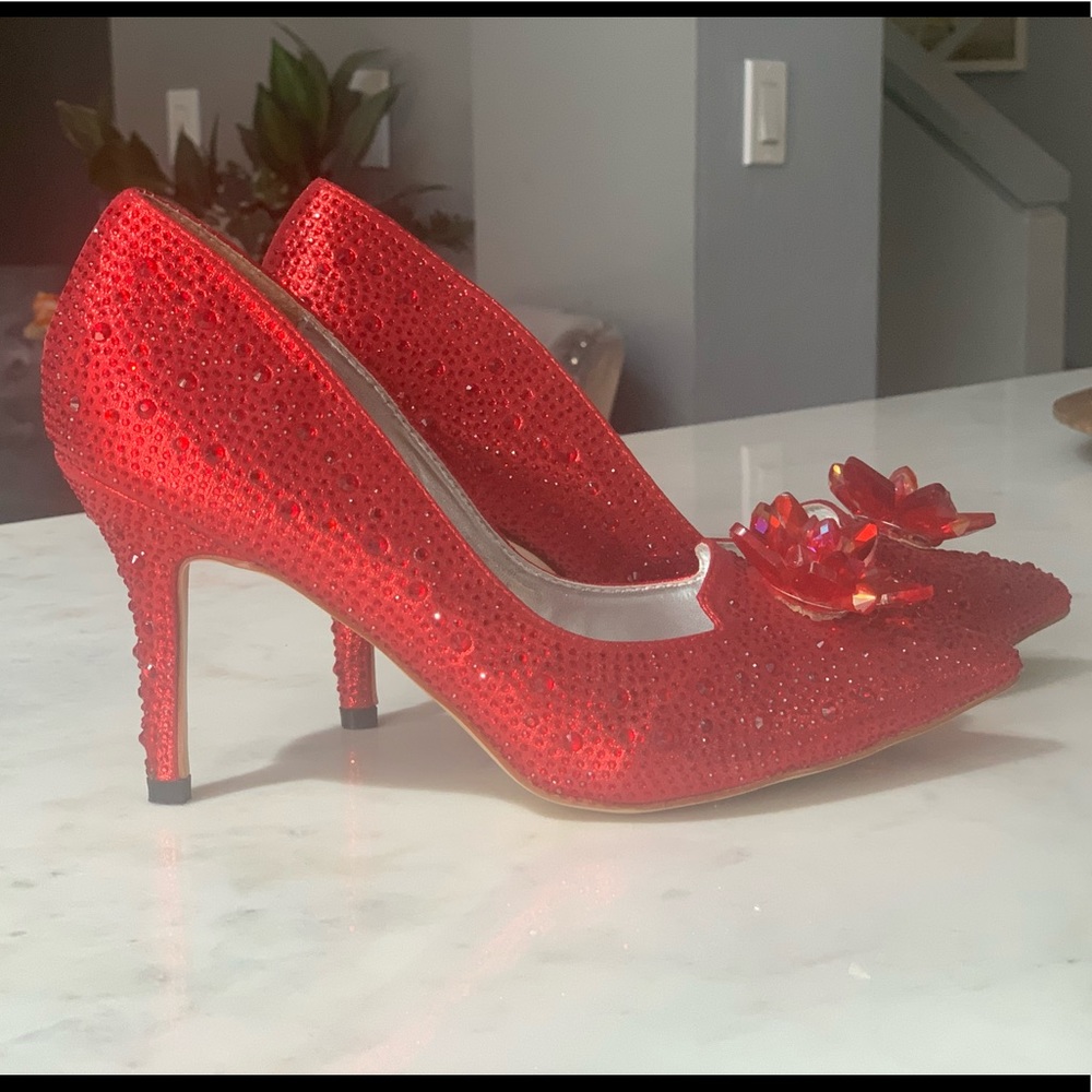 Ruby Red 2 1/2” inch heels